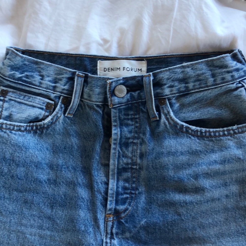 aritzia denim forum nina stovepipe jeans